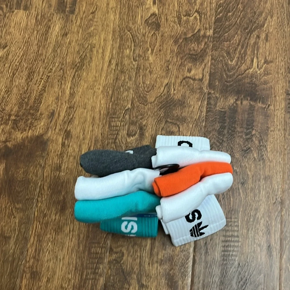 Adidas Crew Socks 6 Pack Shoe Size 6-12 - Picture 17 of 17